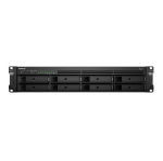 Synology RackStation RS1221+ - Server NAS - 8 alloggiamenti - montabile in rack - SATA 6Gb/s - RAID 0, 1, 5, 6, 10, JBOD - RAM 4 GB - Gigabit Ethernet - iSCSI supporto - 2U